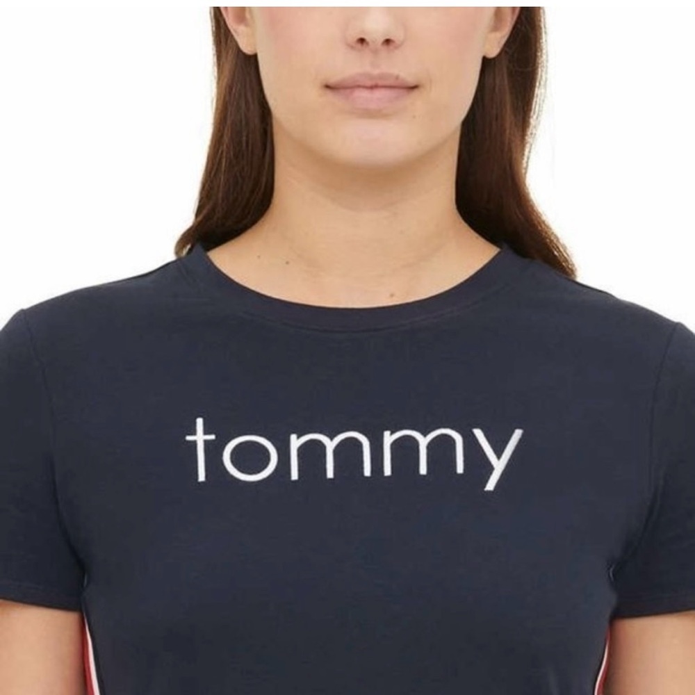 Tommy Hilfiger Women's Tee Dress With Side Stripes - Picture 4 of 7